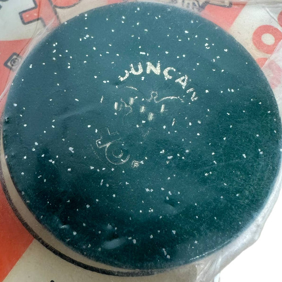 Duncan Butterfly Yo-Yo #707 Vintage 1958 Wooden New In Package Green NEW - Picture 3 of 4